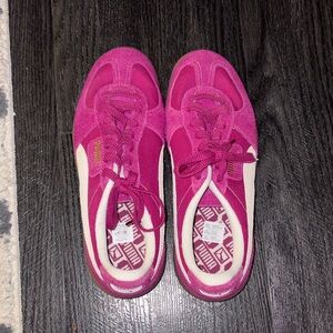 Puma Pink and White Sneakers